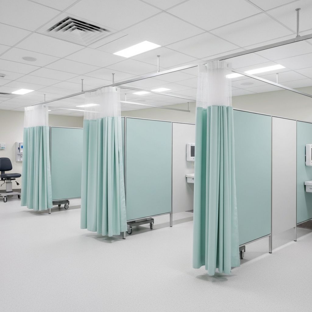 ستائر خصوصية لقسم استقبال مرضى بمركز طبي