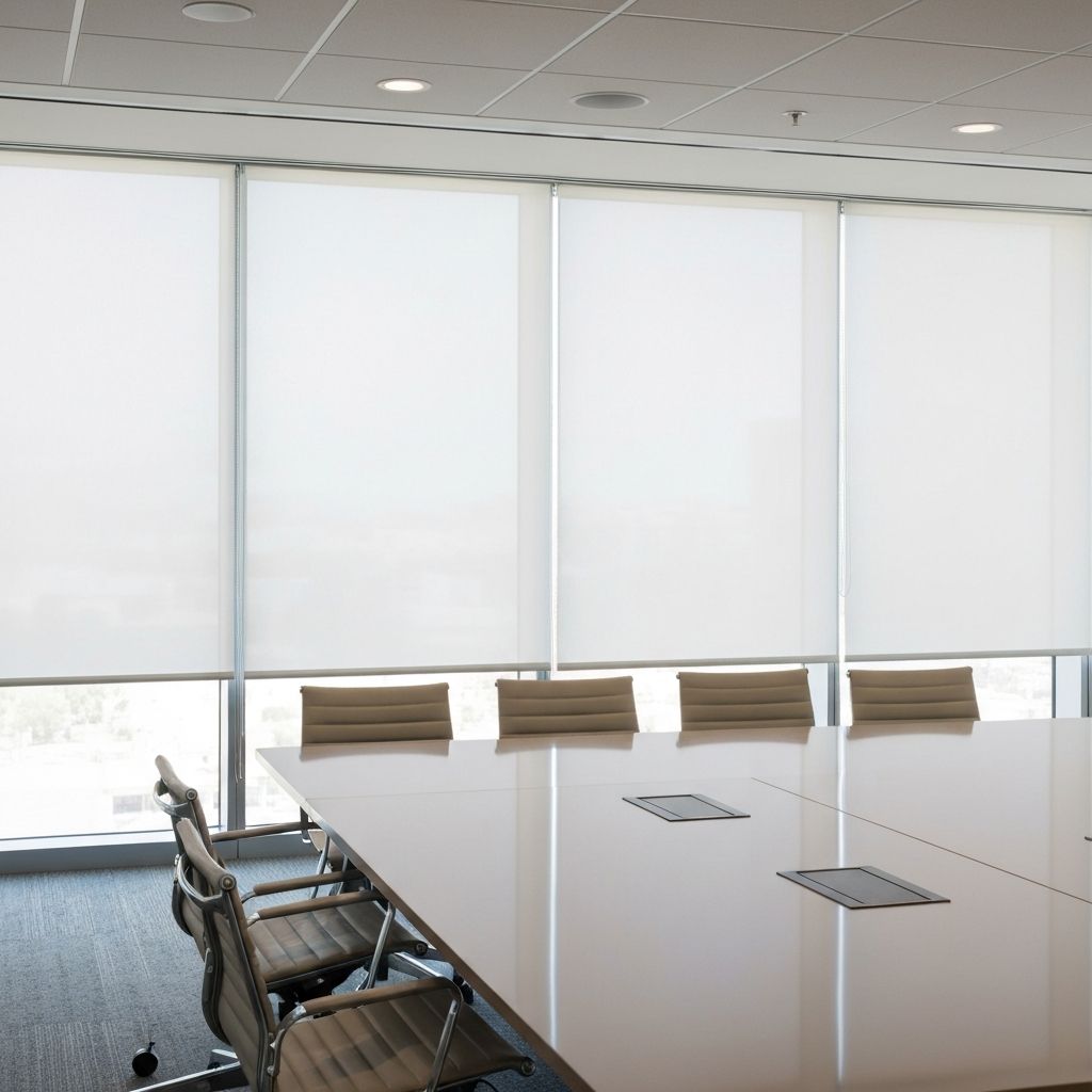 ستائر رول دم آوت لغرفة اجتماعات شركة