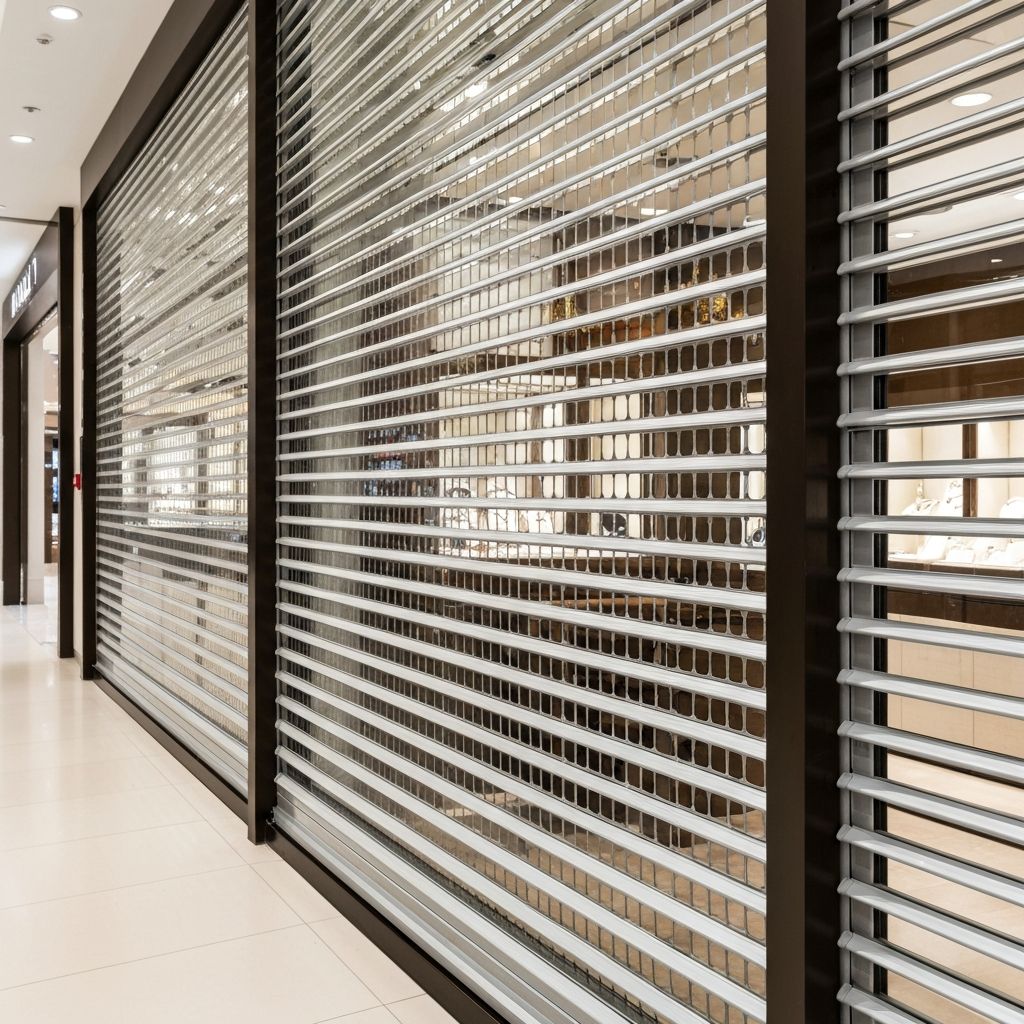 شتر مثقب شفاف لمحل مجوهرات بمول الرياض