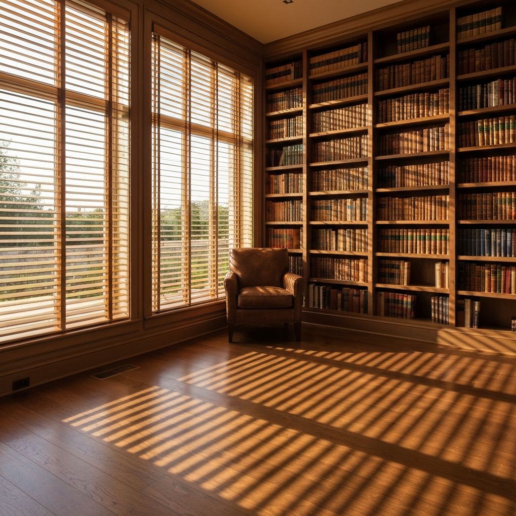 ستائر خشبيّة بالرياض - تركيب وتفصيل احترافي